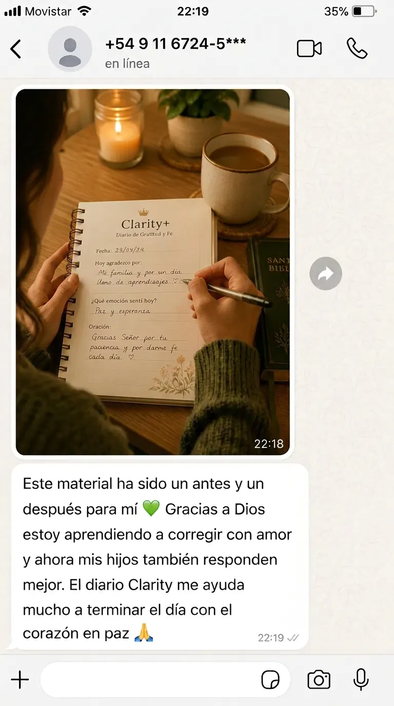 Testimonio real de mamá 4 sobre el Método Bíblico 7 Días Sin Culpa